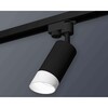 Миниатюра фото комплект трекового светильника ambrella light xt6323180 sbk/fr черный песок/белый матовый (a2521, c6323, n6256) | 220svet.ru