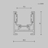 Миниатюра фото шинопровод магнитный накладной maytoni busbar trunkings exility trxm034-412b | 220svet.ru