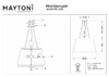 Миниатюра фото подвесной светильник maytoni bergamo mod613pl-03w | 220svet.ru