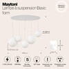 Миниатюра фото подвесной светильник maytoni basic form mod321pl-05w1 | 220svet.ru