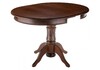 Миниатюра фото стол деревянный павия орех с коричневой патиной | 220svet.ru