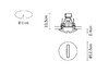 Миниатюра фото встраиваемый светильник fabbian d27f0300 | 220svet.ru