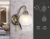 Миниатюра фото бра с выключателем ambrella light traditional tr3076 | 220svet.ru