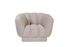 Миниатюра фото кресло велюровое бежевое garda decor fabio-1-2k-беж-фант17 | 220svet.ru