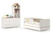 Миниатюра фото комплект детской мебели woodville эльга белый шагрень / дуб белый 534732 | 220svet.ru