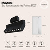 Миниатюра фото трековый светодиодный светильник maytoni track lamps tr015-2-20w4k-b | 220svet.ru