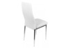 Миниатюра фото обеденная группа woodville лили 80 white / chrome 599459 | 220svet.ru