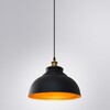 Миниатюра фото подвесной светильник arte lamp cappello a7039sp-1bk | 220svet.ru