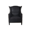 Миниатюра фото кресло кожаное roomers furniture 976/#b76 | 220svet.ru