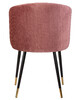 Миниатюра фото стул дизайнерский dobrin mary lm-7305-4564 бронзово-розовый | 220svet.ru