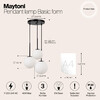 Миниатюра фото подвесной светильник maytoni basic form mod321pl-03b | 220svet.ru