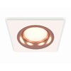 Миниатюра фото комплект встраиваемого светильника ambrella light techno spot xc7631006 swh/ppg белый песок/золото розовое полированное (c7631, n7015) | 220svet.ru