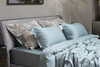 Миниатюра фото комплект наволочек тенсель бирюзовый 50*70 garda decor 144hf-70610 | 220svet.ru