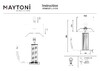 Миниатюра фото настольная лампа maytoni maryland arm526tl-01gr | 220svet.ru