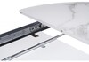 Миниатюра фото стол венера белый мрамор / графит | 220svet.ru