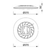 Миниатюра фото потолочный светильник mantra slim cct 8691 | 220svet.ru