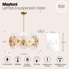 Миниатюра фото подвесная люстра maytoni aster mod007pl-08g | 220svet.ru