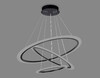 Миниатюра фото подвесной светодиодный светильник с пультом ду ambrella light acrylica fa4361 | 220svet.ru