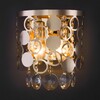 Миниатюра фото настенный светильник eurosvet lianna 10114/2 золото/прозрачный хрусталь strotskis | 220svet.ru