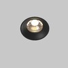 Миниатюра фото встраиваемый точечный светодиодный светильник maytoni round dl058-12w3k-trs-b | 220svet.ru
