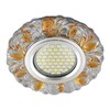 Миниатюра фото встраиваемый светильник fametto luciole dls-l136 gu5.3 glassy/gold | 220svet.ru