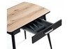 Миниатюра фото стол деревянный woodville вики делано / черный 587511 | 220svet.ru