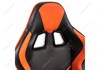 Миниатюра фото компьютерное кресло racer черное / оранжевое | 220svet.ru