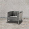 Миниатюра фото кресло арам roomers s0280-1d/ar108-34#grey | 220svet.ru