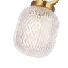 Миниатюра фото подвесной светильник crystal lux carolina sp1 v2 brass | 220svet.ru