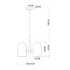 Миниатюра фото подвесной светильник arte lamp cassel a5454sp-3pb | 220svet.ru