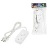 Миниатюра фото удлинитель uniel ultra 2гн х 1,5м б/з s-cu2-1,5 white ul-00009975 | 220svet.ru