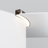 Миниатюра фото радиусный профиль к светодиодной ленте maytoni led strip alm-3535r-b-d-45°-0.8m | 220svet.ru
