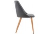 Миниатюра фото стул morgan dark gray / wood | 220svet.ru