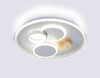 Миниатюра фото потолочная светодиодная люстра с пультом ду ambrella light comfort fl4803 | 220svet.ru