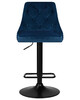 Миниатюра фото стул барный dobrin joseph black lm-5021_blackbase-11817 синий | 220svet.ru