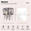 Миниатюра фото настенный светильник maytoni mod097wl-02ch | 220svet.ru