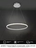 Миниатюра фото подвесной светодиодный светильник seven fires lisel wd6021/1p-wt | 220svet.ru