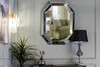 Миниатюра фото зеркало декоративное garda decor 19-oa-8171 | 220svet.ru
