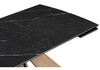 Миниатюра фото керамический стол раскладной woodville шаннон черный мрамор / дуб монтана 588054 | 220svet.ru