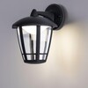 Миниатюра фото уличный настенный светодиодный светильник arte lamp enif a6064al-1bk | 220svet.ru