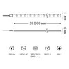 Миниатюра фото лента gauss 7w/m 120led/m 2835smd теплый белый 20m 311000122 | 220svet.ru