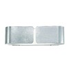 Миниатюра фото настенный светильник ideal lux clip ap2 small argento | 220svet.ru