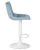 Миниатюра фото стул барный dobrin tailor white lm-5017_whitebase-10537 голубой | 220svet.ru
