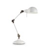Миниатюра фото настольная лампа ideal lux truman tl1 bianco | 220svet.ru