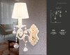 Миниатюра фото настенный светильник с абажуром и хрусталем ambrella light tr4562 | 220svet.ru