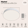 Миниатюра фото потолочный светодиодный светильник maytoni zon c032cl-l48w4k | 220svet.ru