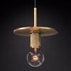 Миниатюра фото подвесной светильник imperium loft rh utilitaire disk shade pendant 123643-22 | 220svet.ru