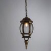 Миниатюра фото уличный подвесной светильник arte lamp atlanta a1045so-1bn | 220svet.ru