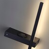 Миниатюра фото настенный светодиодный светильник lumion ledio 5694/9wl черный | 220svet.ru