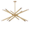 Миниатюра фото потолочная люстра на штанге inodesign spike 48.2040 | 220svet.ru